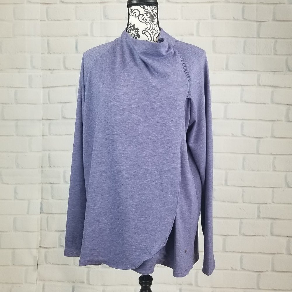 Copper Fit stretch knit long sleeve jacket sz 2xl